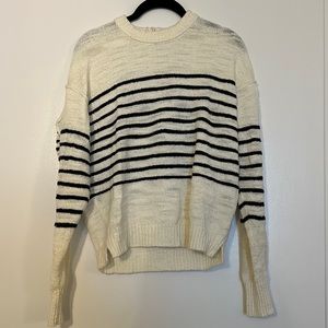 Alex Mill scout textured sweater in stripe!